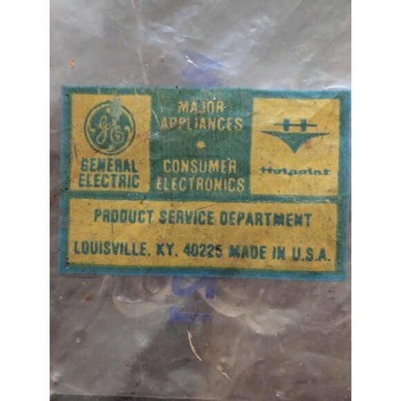 General Electric Hotpoint WR1X1521 Door Gasket Push Tab Pin Vintage Holder - Picture 2 of 3